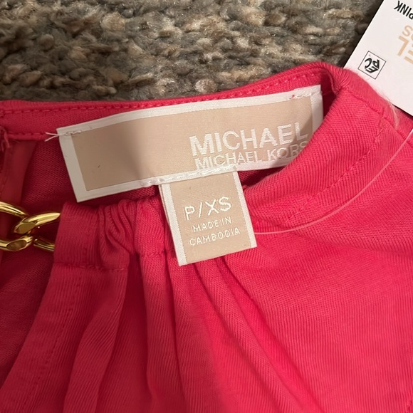 Michael Kors Pink Sleeveless Top. P/xs - Picture 3 of 8